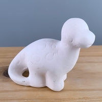 Oem merveilleux mignon signes du zodiaque en céramique Bisque non peint personnalisé bricolage vierge inachevé artisanat en céramique Bisque Animal décoration de la maison