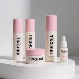 ชุดบรรจุภัณฑ์ผลิตภัณฑ์ดูแลผิวแบบหรูหราสั่งทำพิเศษ ขวดแก้วพลาสติกขนาด 30 มล. 100 มล. 120 มล. ขวดหยดน้ำมันขนาด 50 กรัม สำหรับแชมพู - Product Image 1