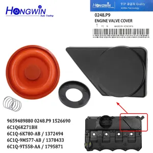 9659489880 0248.P9 1526690 6c1q6k271bh PCV van Bìa sửa chữa Kit van C. AP với màng 68mm cho 06-14 Ford Quá Cảnh MK7 2.2