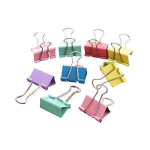 Pinces <span class=keywords><strong>à</strong></span> <span class=keywords><strong>papier</strong></span> robustes en métal <span class=keywords><strong>pince</strong></span> rabattable de tailles assorties en noir pour classeurs scolaires utilisation de bureau <span class=keywords><strong>pince</strong></span> <span class=keywords><strong>à</strong></span> reliure en vrac - Product Image 3