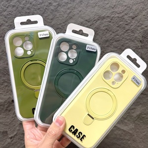 Étui de téléphone magnétique en silicone liquide tendance, adapté aux <span class=keywords><strong>iPhone</strong></span> 11/12/<span class=keywords><strong>13</strong></span>/14 Pro Max avec support invisible - Product Image 1