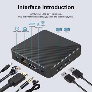 Android 14 Allwinner H313 Quad Core 4K/8K Set-top Box con GPU Mali-G31, Ethernet de 10/100Mbps y WiFi de Doble Banda para Streaming Q8 OTT - Product Image 2