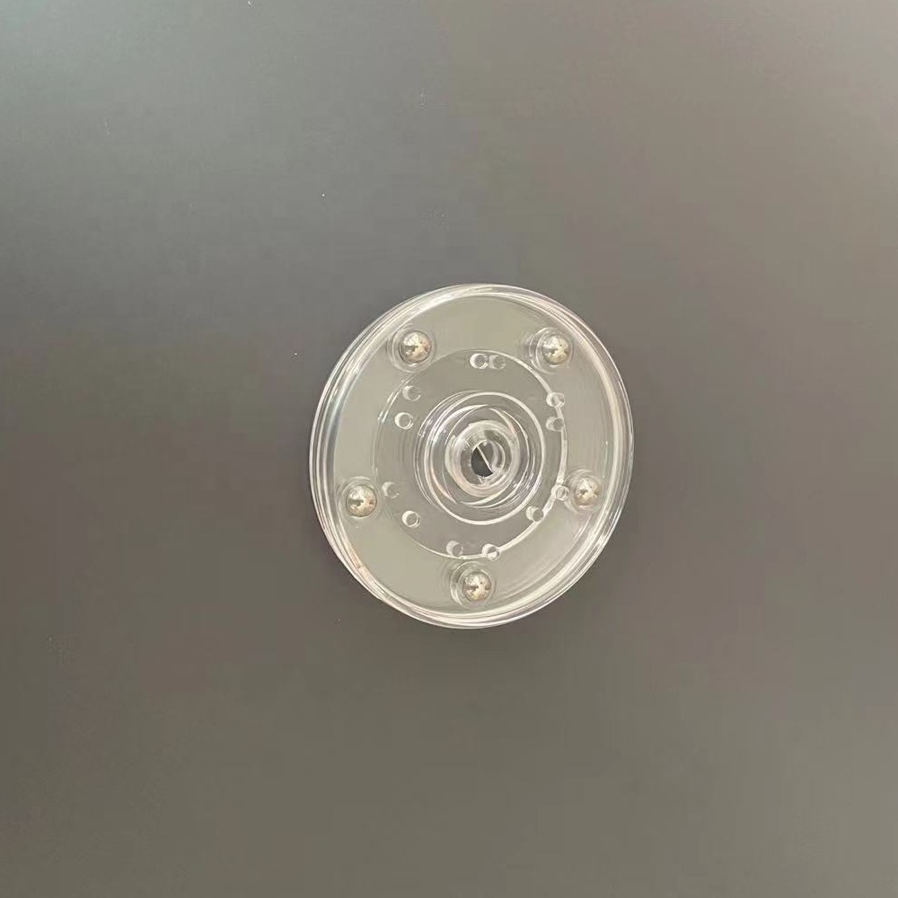 3" Acrylic Small Swivel Plate Lazy Susan Rotating Turntable Art Craft Display Plate