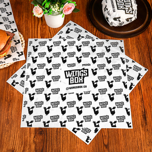 Tùy Chỉnh In Thân Thiện Với Môi Phân Hủy Sinh Học Không Thấm Nước Không Thấm Mỡ Cấp Thực Phẩm Giấy Gói Cho Bánh Sandwich <span class=keywords><strong>Burger</strong></span> Burrito Bao Bì - Product Image 6