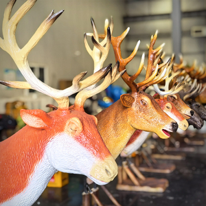 Tête de renne animatronique chantante pour décoration de Noël, modèle animal pour intérieur/extérieur, centre commercial - Product Image 5