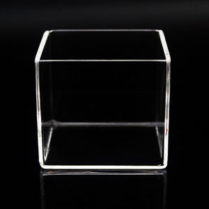 Recipiente De Quartzo Fundido Personalizado Resistência Ao Calor Cadinhos De Quartzo De Fusão De Vidro Prato De Petri De Quartzo Retangular - Product Image 6