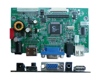 Controlador de Monitor LCD TFT LVDS con VGA/CVBS/HDMI/USB, Control Remoto IR, Resolución 1920x1080, Actualización Fácil por USB, Grado Industrial