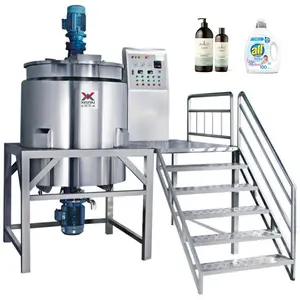 Licuadora Industrial de jabón de 500l, mezclador de alto cizallamiento, tanque homogeneizador emulsionante, equipo de mezcla, máquina mezcladora, 1000l Ibc