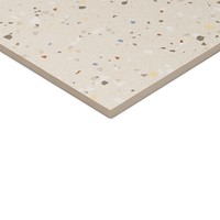 Baldosa de Porcelana Beige Tribeca de 120x120 cm, Mate, Rectificada, 9 mm de Grosor, Antideslizante, Textura de Piedra, para Cocina, Diseño Minimalista