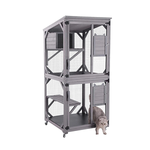 야외 나무 고양이 거실 고양이 하우스 - Product Image 2