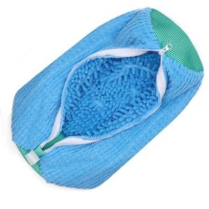 ถุงซักรองเท้าแบบซิปนำกลับมาใช้ใหม่ได้ 2 แพ็ค พร้อมที่ดันทรงรองเท้าสำหรับผู้หญิงและผู้ชาย 2 ชุด และลูกบอลดับกลิ่น 4 ชิ้น - Product Image 6