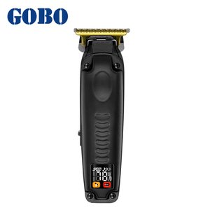 GB-13 mini không dây tóc tông đơ tốc độ cao LCD hiển thị USB sạc với lưỡi thép không gỉ cho sử dụng ngoài trời khách sạn nhà xe ô tô - Product Image 2