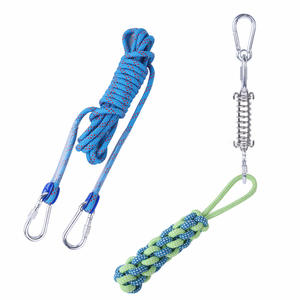 2025 grosir mainan tali anjing interaktif awet hewan peliharaan tali olahraga gantung tiang pegas baja tahan karat mainan tali anjing latihan anjing - Product Image 2