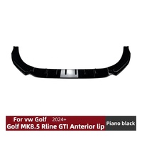 Baru untuk Golf MK8.5 GTI 2024+ Lip Bumper Depan & Diffuser Air Dam Bahan ABS Kit Retrofit/Upgrade
