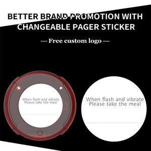 20 वाटरप्रूफ कंपन कोस्टर कैफे बार अतिथि कतार पेजिंग सिस्टम रेस्तरां के लिए वायरलेस बीपर कॉल पेजिंग सिस्टम - Product Image 3
