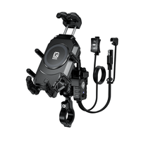 Kewig ODM Penyangga Ponsel Motor Anti Maling dengan Pengisi Daya Dual-mode, Dudukan Ponsel Motor Tahan Air dengan Kunci Pengaman