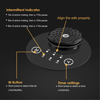 Portable électrique numérique écran diffuseur sans eau Machine alimenté par batterie voiture type-c Rechargeable pour huile essentielle métal