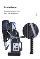 Perceuse magnétique industrielle TC50H à vitesse variable, outil de perçage électrique portable, machine de forage à noyau, produit personnalisé