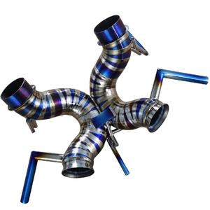 Escapamento para exaustor de titânio, acessórios externos sem válvula de escapamento para mclaren 600lt - Product Image 1