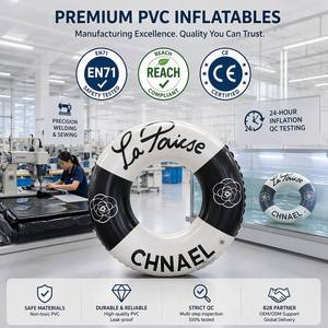 Flotador Inflable de PVC Ecológico Personalizable con Impresión de Logotipo de Fábrica para Adultos y Niños - Product Image 4