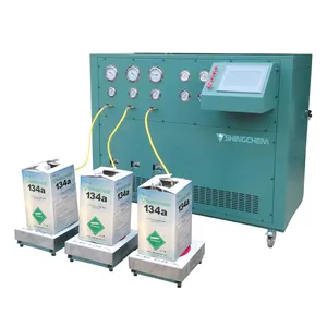 R134A Car Air Conditioning Refrigerant Gas Filling Charging Machine