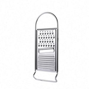 Multifunctional Stainless Steel Flat Grater for Vegetables and Cheese Manual Kitchen Tool - Product Image 1