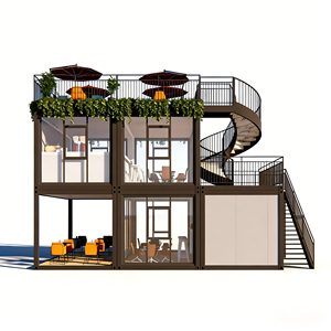 Container House Prefabbricata Smontabile: <span class=keywords><strong>Dimensioni</strong></span> del Telaio in Acciaio per Container Flat Pack - Product Image 4