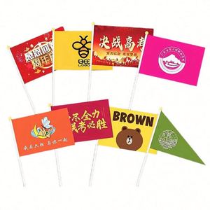 Drapeaux à agiter à la main pour les événements |   Impression de logo personnalisé en gros |   Fournisseur de cadeaux promotionnels bon marché - Product Image 2