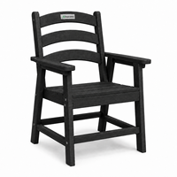 Chaise de salle à manger Adirondack en HDPE, fauteuil de jardin de haute qualité, mobilier de salle à manger extérieur personnalisé, design contemporain, cour, chambre à coucher
