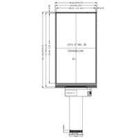 Écran à cristaux liquides personnalisé de 4.95 pouces 720*1280 Écran LCD de 5 pouces avec interface MIPI Angle de vision complet Noir normal