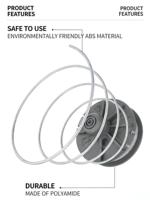 Bobine/tête de rechange pour tondeuse robotisée, ligne en nylon gris 6 mm 20 pieds Gardena Easycut Comfortcut Powercut Smallcut