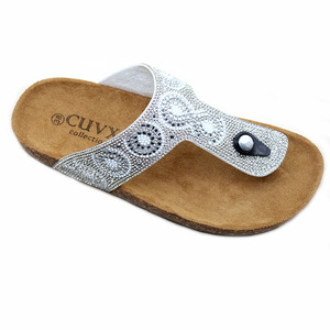 Sandales ou pantoufles pour femmes de haute qualité, élégantes, plates, confortables, respirantes, scintillantes, à bout ouvert et légères - Product Image 4