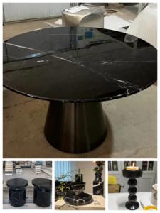 A prezzi accessibili e di alta qualità lastra di marmo Nero Marquina, marmo Nero con venature bianche supporto Mini Bar per la casa decorazione - Product Image 3