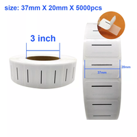 Prêt à expédier Certification fournisseur marque Piggyback étiquette 31x12 ligne rouge bordure noire trois couches étiquette Piggy Back autocollant