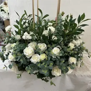 IFG Blumen liefern runde Blumenkranz Hochzeit Tisch Kandelaber Mittelstücke Blumen arrangements