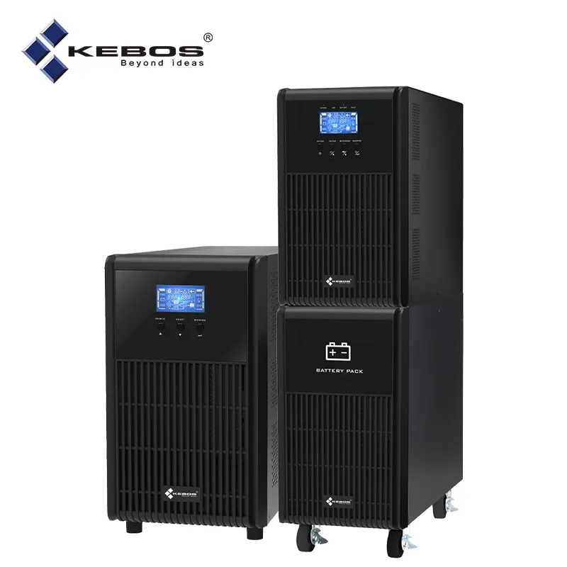 Kebos-GH11-6KL 6KVA, 5400W, almacenamiento de energía, sin interrupción, convertidor de colaboración de energía, inversor puro, UPS