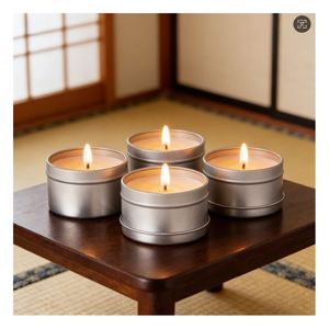 Flocons de cire naturelle pour bougies avec huile parfumée, outils de teinture, pots, fournitures, Noël, fait main, non toxique, moderne, kit de démarrage - Product Image 4