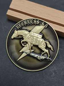 เหรียญรางวัลโลหะคุณภาพสูงแบบกำหนดเองจากโรงงาน เหรียญรางวัล 3 มิติ สีทองโบราณ - Product Image 4