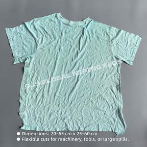 ผ้าเช็ดทำความสะอาดซับน้ำมันได้ดี สีอ่อน ผลิตจากผ้าฝ้าย 100% สำหรับงานอุตสาหกรรม - Product Image 3