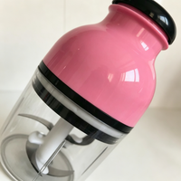 Mini hachoir électrique portable, appareil de cuisine, mixeur, préparateur de purée, lame en acier inoxydable, commande par bouton-poussoir, 250W, plastique