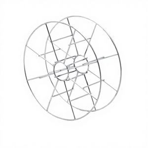 Transporteur de bobine de fil BS300 robuste avec cadre en acier pour le stockage de câbles électriques dans les applications industrielles - Product Image 1