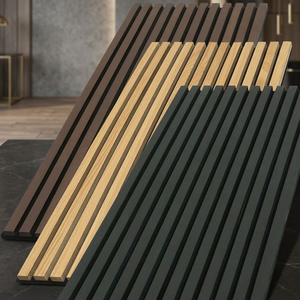 Panneau acoustique en lattes de bois de haute qualité, décoratif et pratique pour les espaces de <span class=keywords><strong>cuisine</strong></span> et de salle à manger - Product Image 1