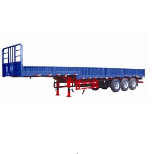 China Brand Half Body Trailer Semi <strong>Remorque</strong> <strong>Auto</strong> 4 Essieux Other Trailers for Sale - Product Image 1
