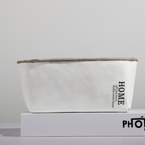 Unico sacchetto di carta di disegno opaco <span class=keywords><strong>cemento</strong></span> decorazione della casa vaso da fiori/decorazione del giardino all'aperto pentole <span class=keywords><strong>per</strong></span> succulente - Product Image 5