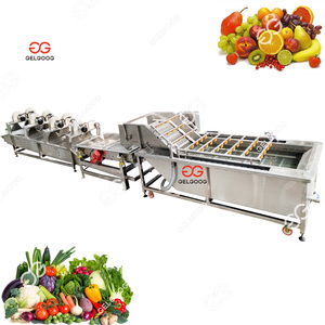 Nettoyeur de fruits Gelgoog 1500 kg/h, convoyeur de fruits, nettoyage à l'ozone, séchage, tri, emballage de fruits et légumes - Product Image 3