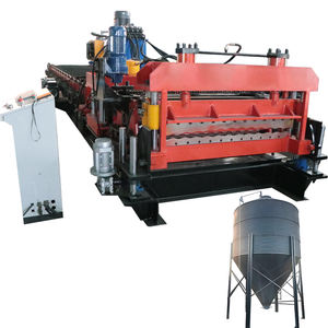 Avustralya Popüler Otomatik Çelik Silo Sac Yapma Makinesi Oluklu Kavisli Panel Tahıl Deposu Granary Rulo Şekillendirme Makinesi Fiyatı - Product Image 4