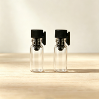 Flacons de parfum vides en verre de 0,5 ml, 1 ml, 2 ml pour les voyages