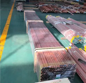 ASTM C11000 C1200 Type L M K Copper Pipe Copper Straight Tube For Water System