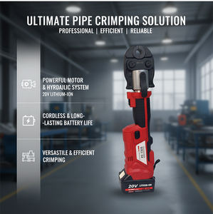 أداة ضغط الأنابيب الكهربائية الهيدروليكية من الفولاذ المقاوم للصدأ، أداة صغيرة لأنابيب النحاس بقوة تجعيد أعلى - Product Image 6