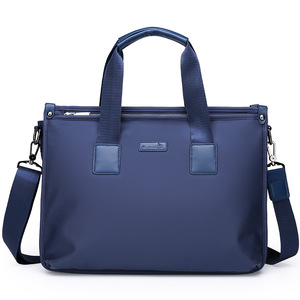 Nueva Bolsa de Hombro Cruzada de Piel Vacuna y Nylon para Portátil, Estilo Casual y de Negocios, Ligera y Delgada, Venta al Por Mayor - Product Image 4